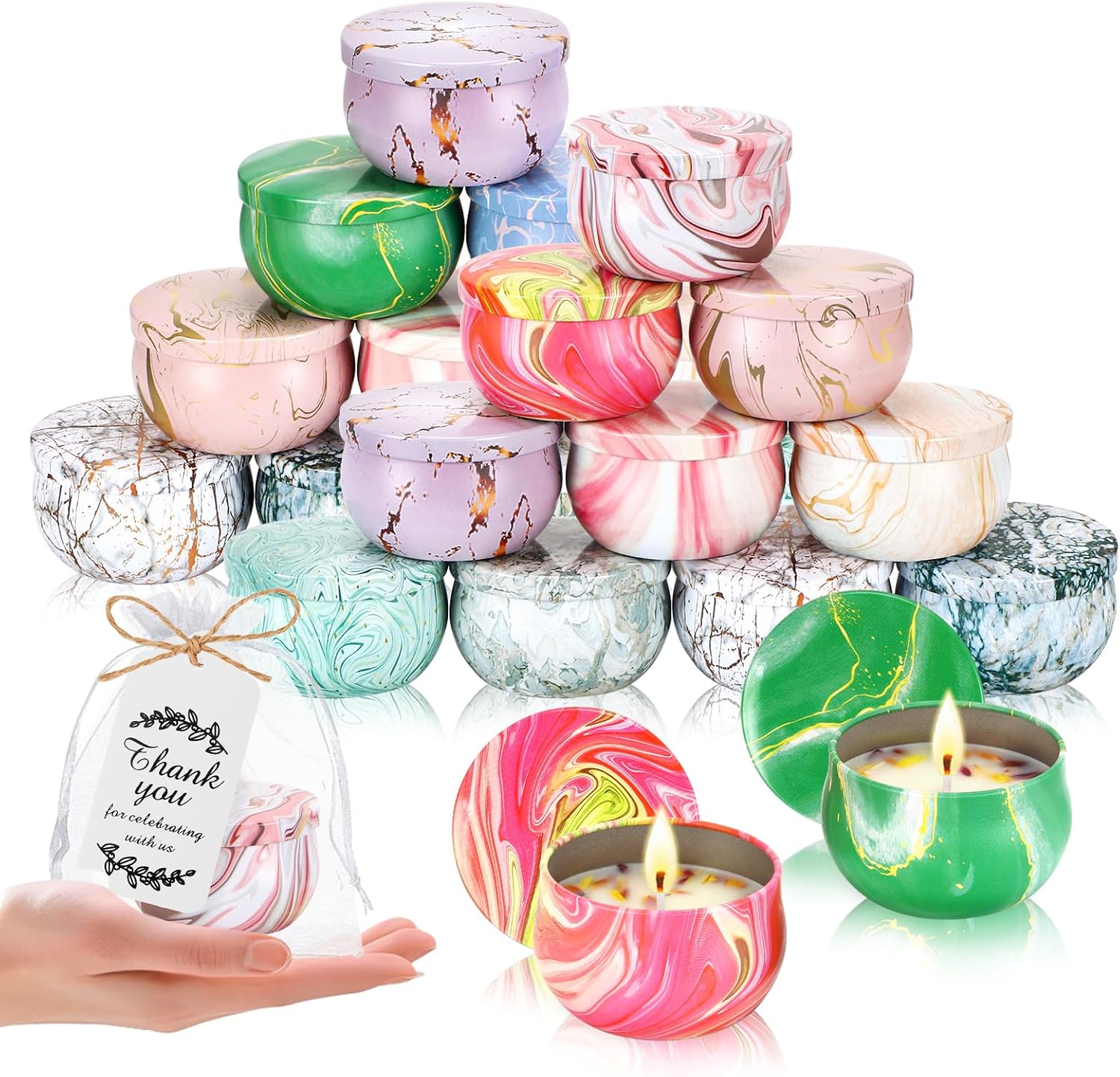 Metal Scented Candle — 50pcs