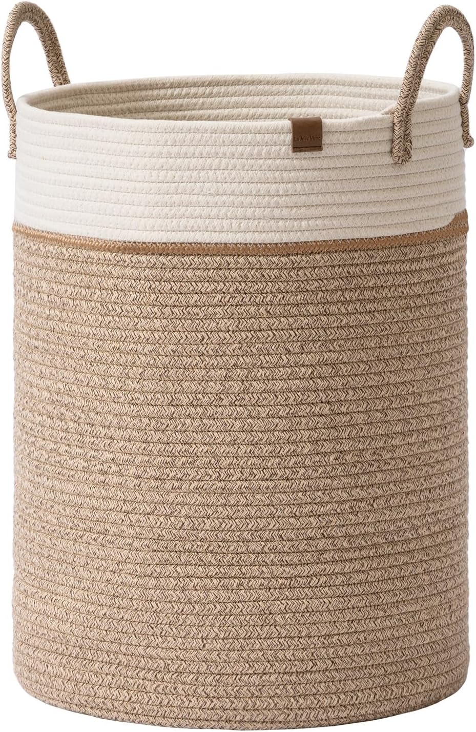 Boho Beige Throw Pillow — 14" — White & Desert