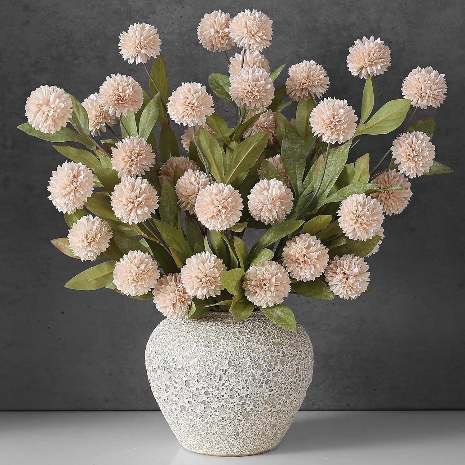 Beige Artificial Flowers — 27" — 6