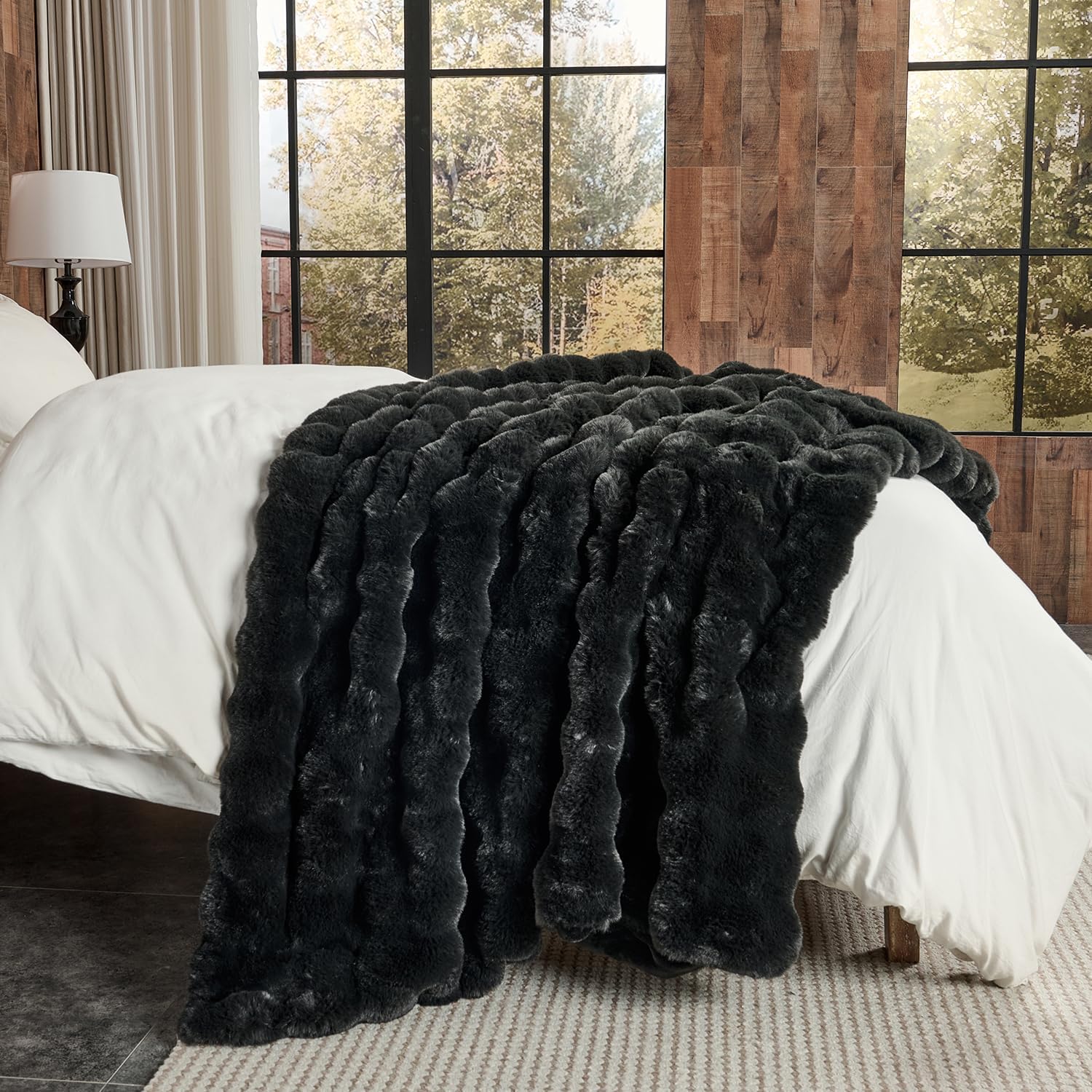 Beige Throw Pillow — 50" - View 4