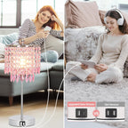 Dimmable Luxe Gold Bedside Lamp - View 2