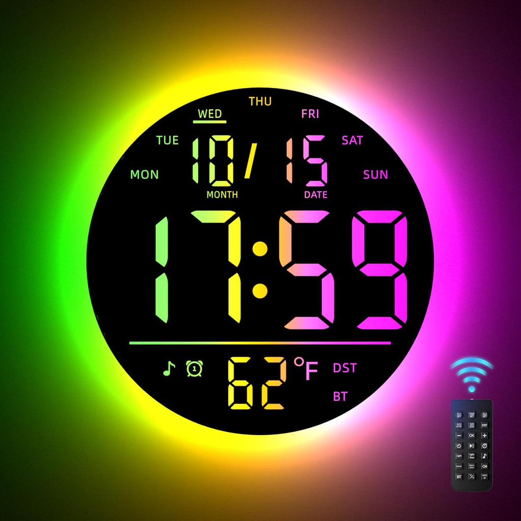 RGB Wall Clock — 16.5" — 10 inches