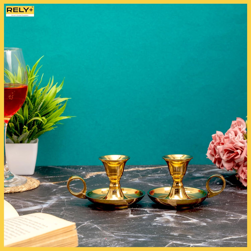 Luxe Gold Candle — Set of 2 - View 7