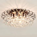 Farmhouse Black Chandelier — 4-Light — Bronze