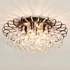 Farmhouse Black Chandelier — 4-Light