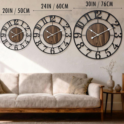 Battery Operated Farmhouse Black Wall Art — 30" - View 2