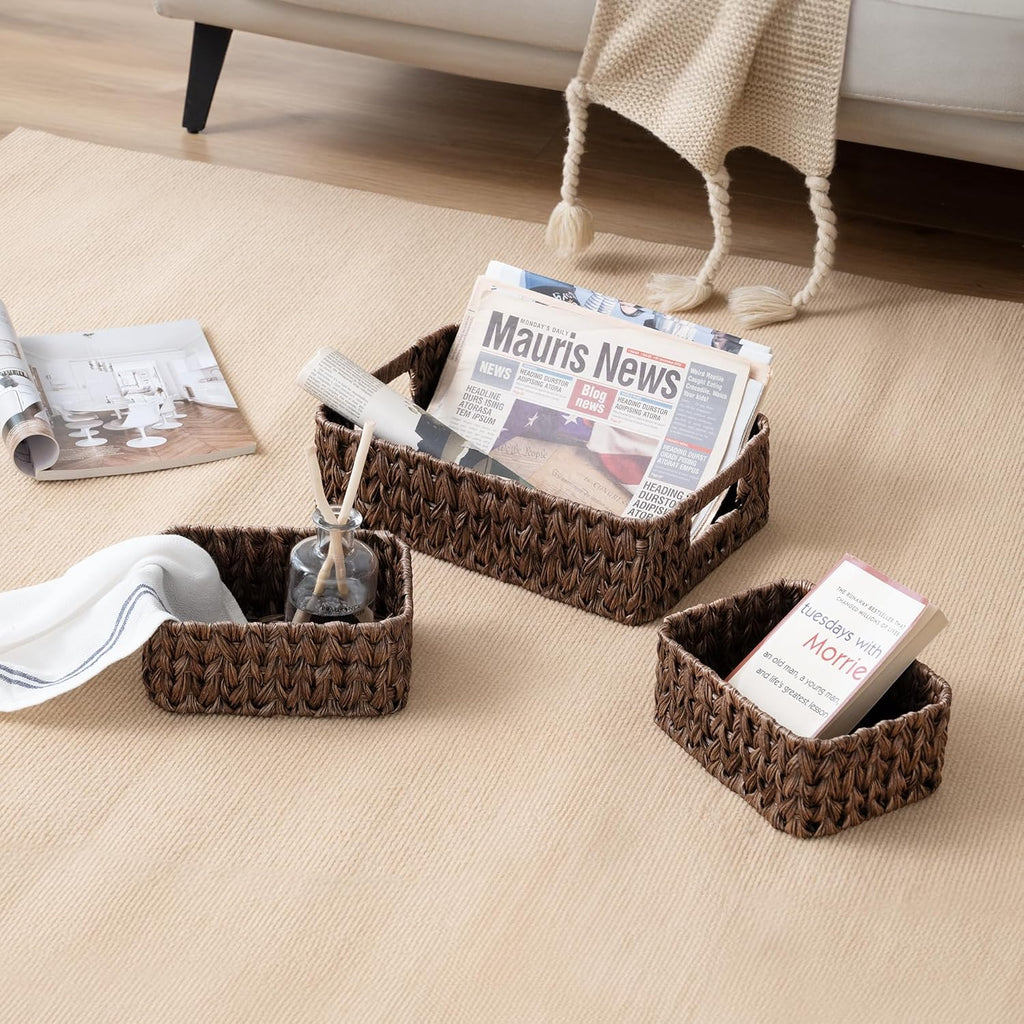Black Storage Basket — 13" - View 9