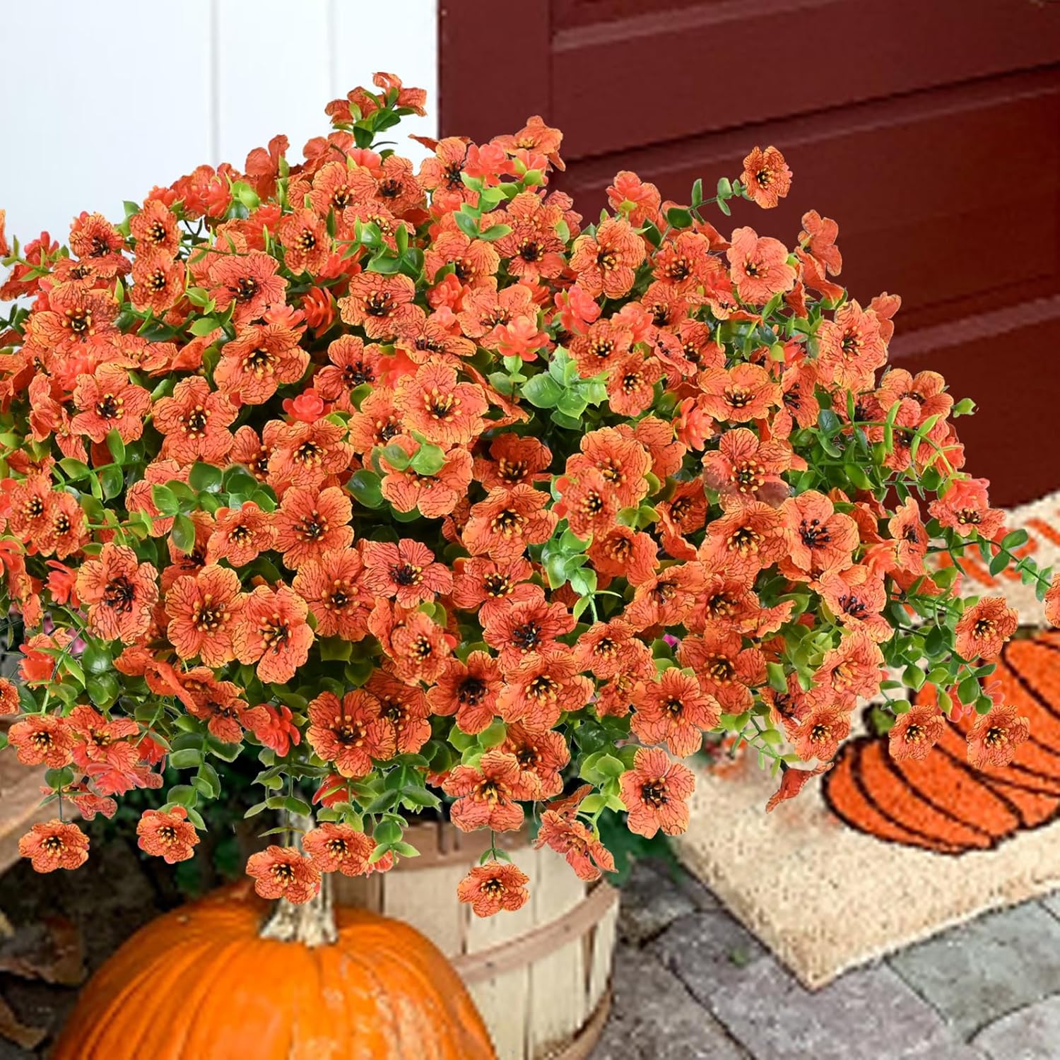 Orange Faux Plant — Orange