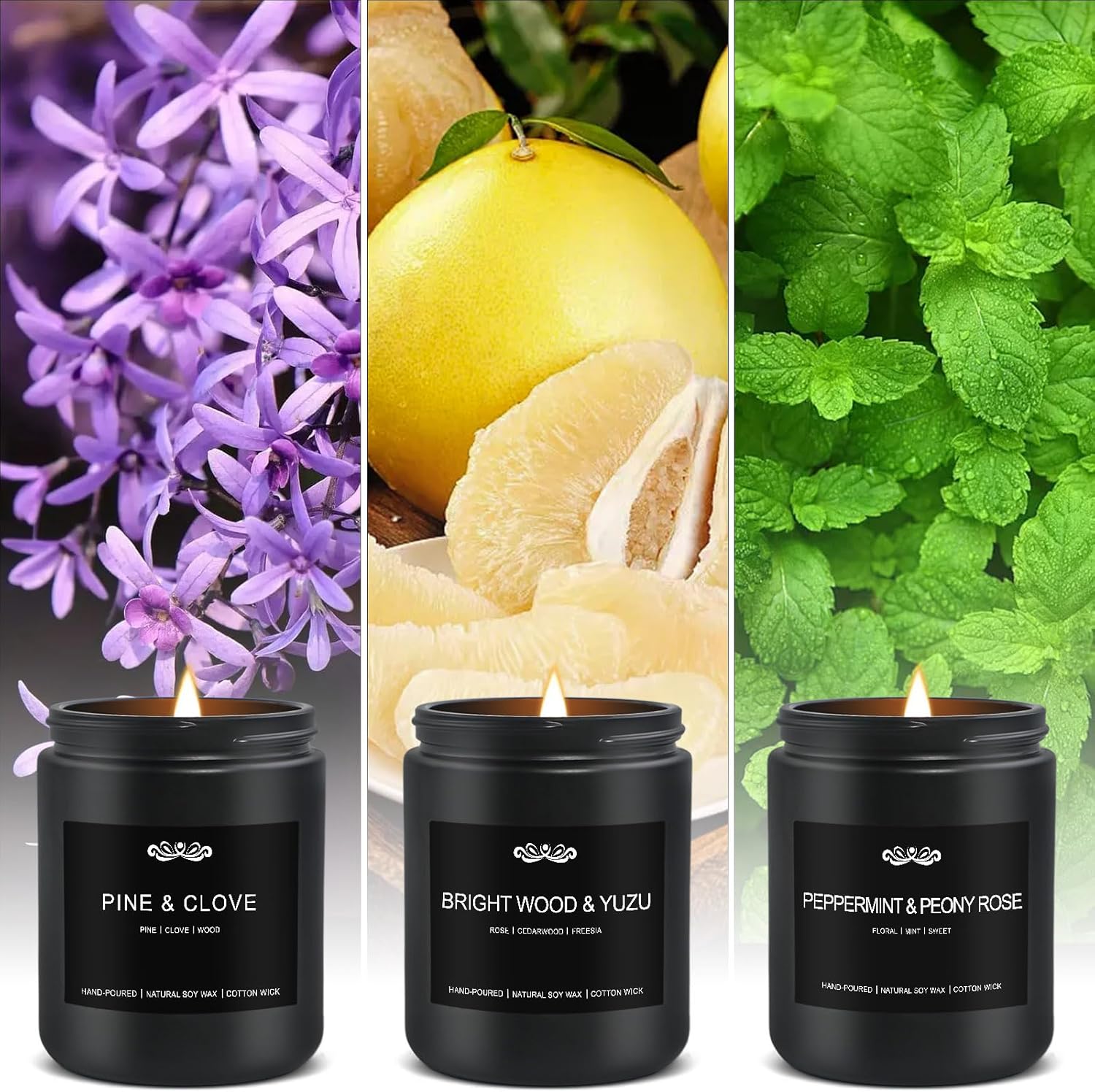 Scented Gold Candle Set - View 5