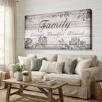 Framed Farmhouse Brown Canvas Wall Art — 40"