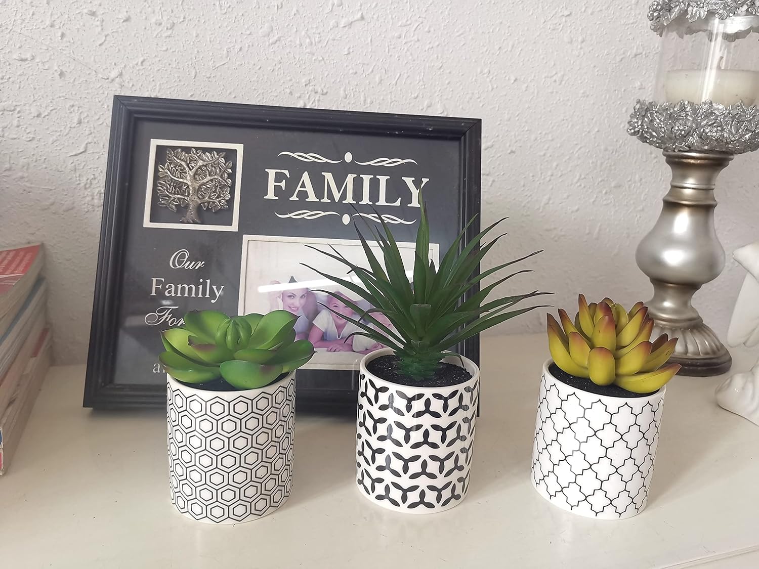 Ceramic Faux Plant — 3" - View 3