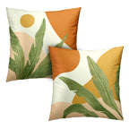 Boho Blue Throw Pillow Cover — 18"