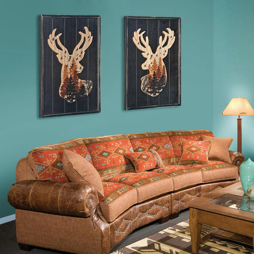 Framed Wood Wall Decor — 14" - View 3