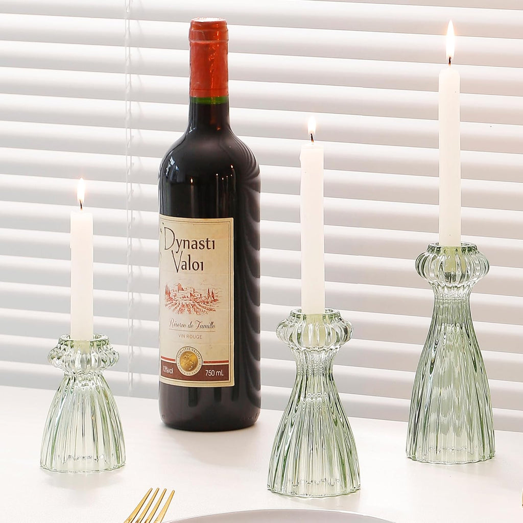 Blue Candle — Set of 3 - View 2