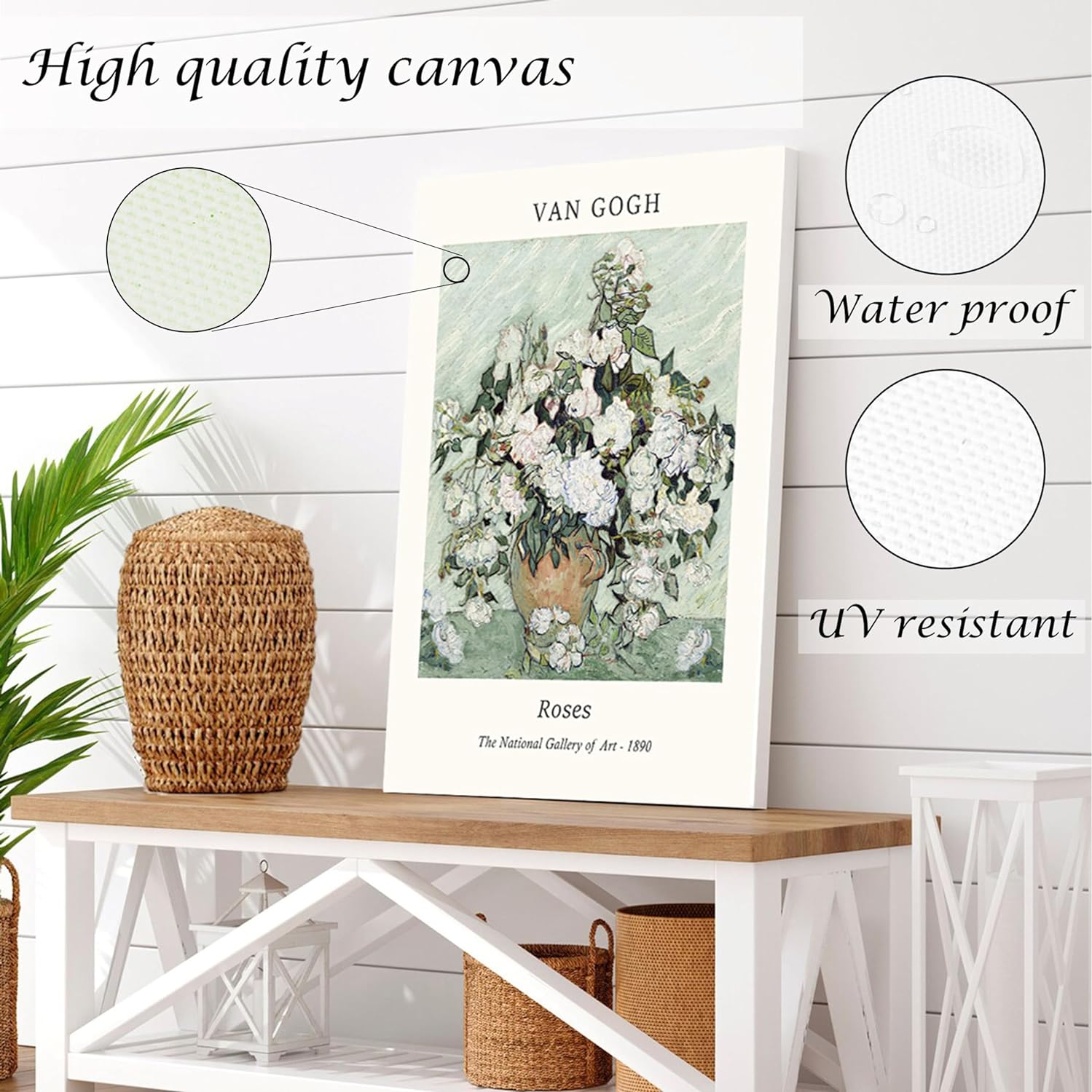 Framed Mid-Century Green Wall Art — 12" - View 4