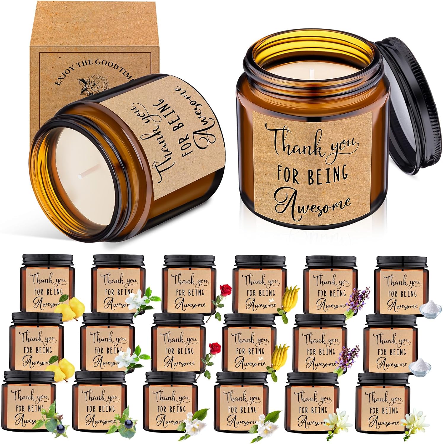 Scented Wax Candle — Thank You