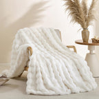 Luxe Beige Throw Pillow — 50"