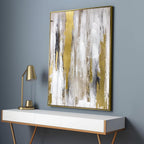 Framed Luxe Gold Wall Art — 32" - View 8