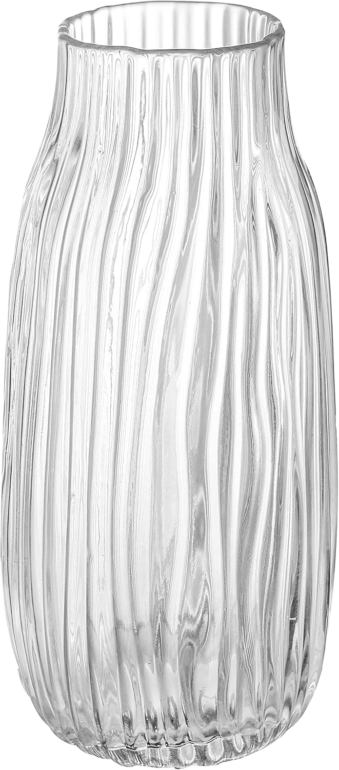 Boho Blue Decorative Vase — Clear