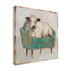 Wrapped Canvas Beige Canvas Wall Art — 18"