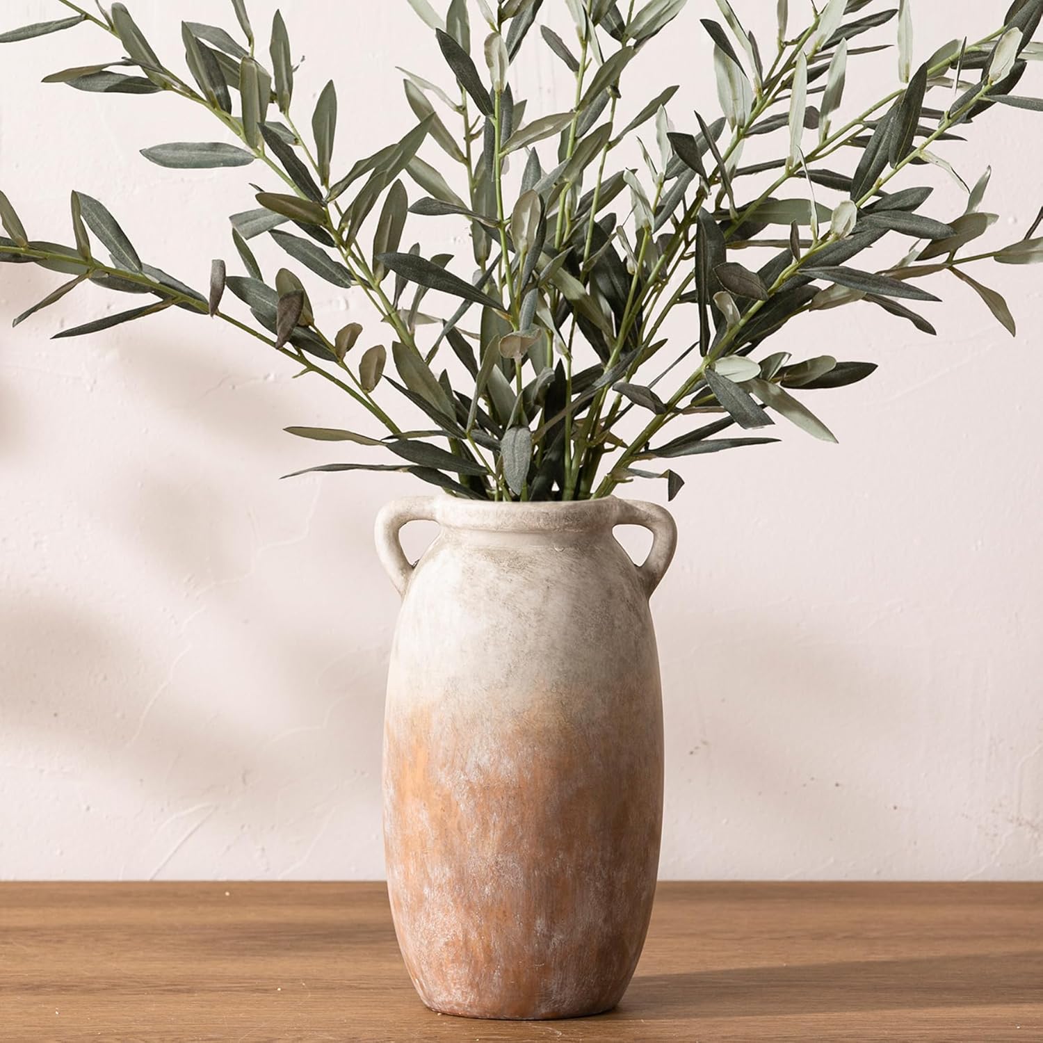 Farmhouse Black Flower Vase — 6" — L-aged Terra