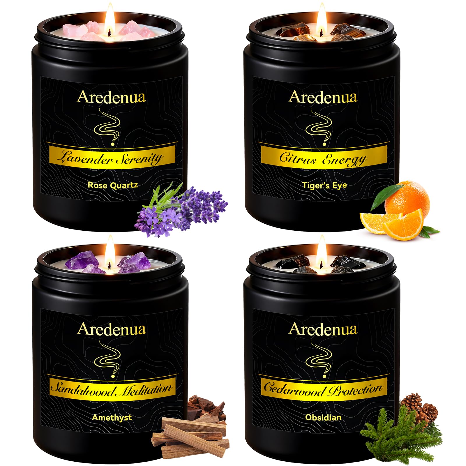 Soy Wax Luxe Wood Scented Candle