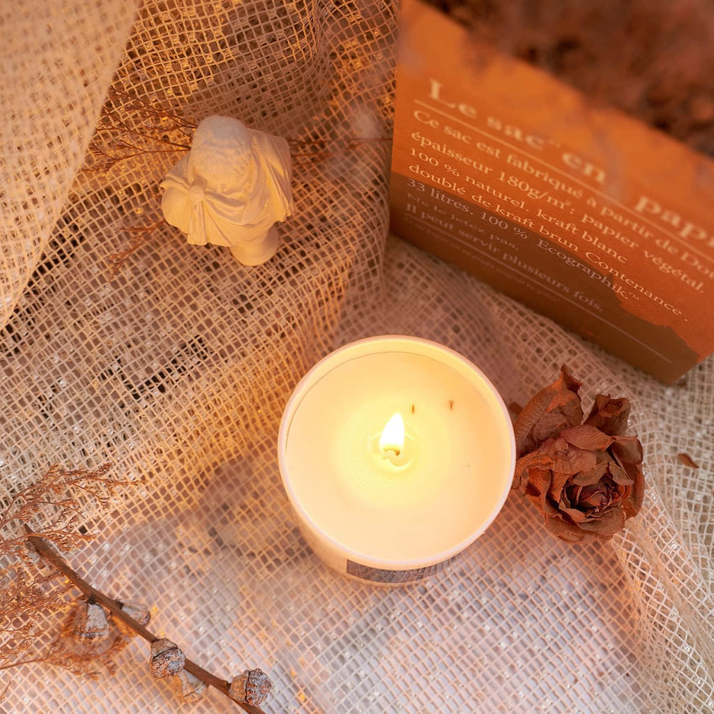 Soy Wax Luxe Beige Scented Candle - View 4