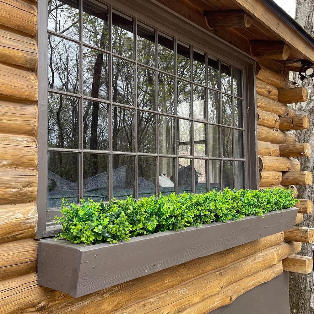 Farmhouse Wood Faux Plant - View 7