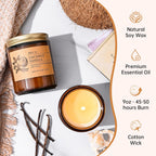 Soy Wax Orange Scented Candle — Set of 4 - View 3