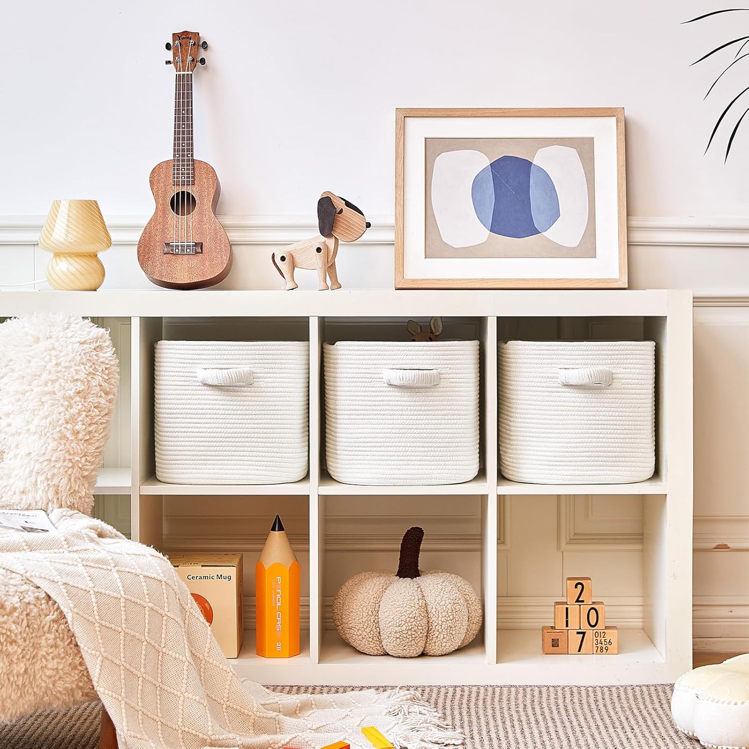 Boho Beige Vase — 11" - View 3