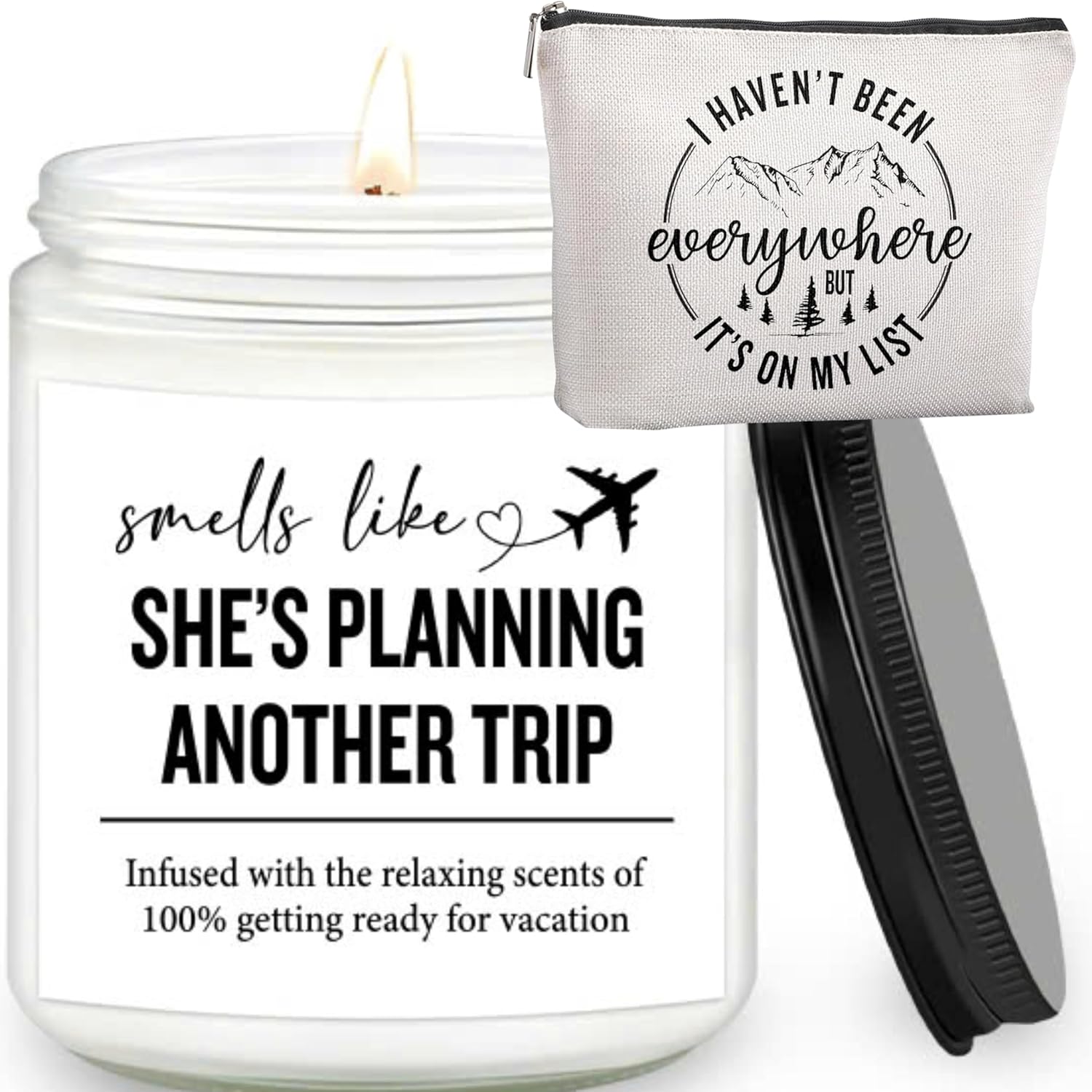 Wax Scented Candle — Travel