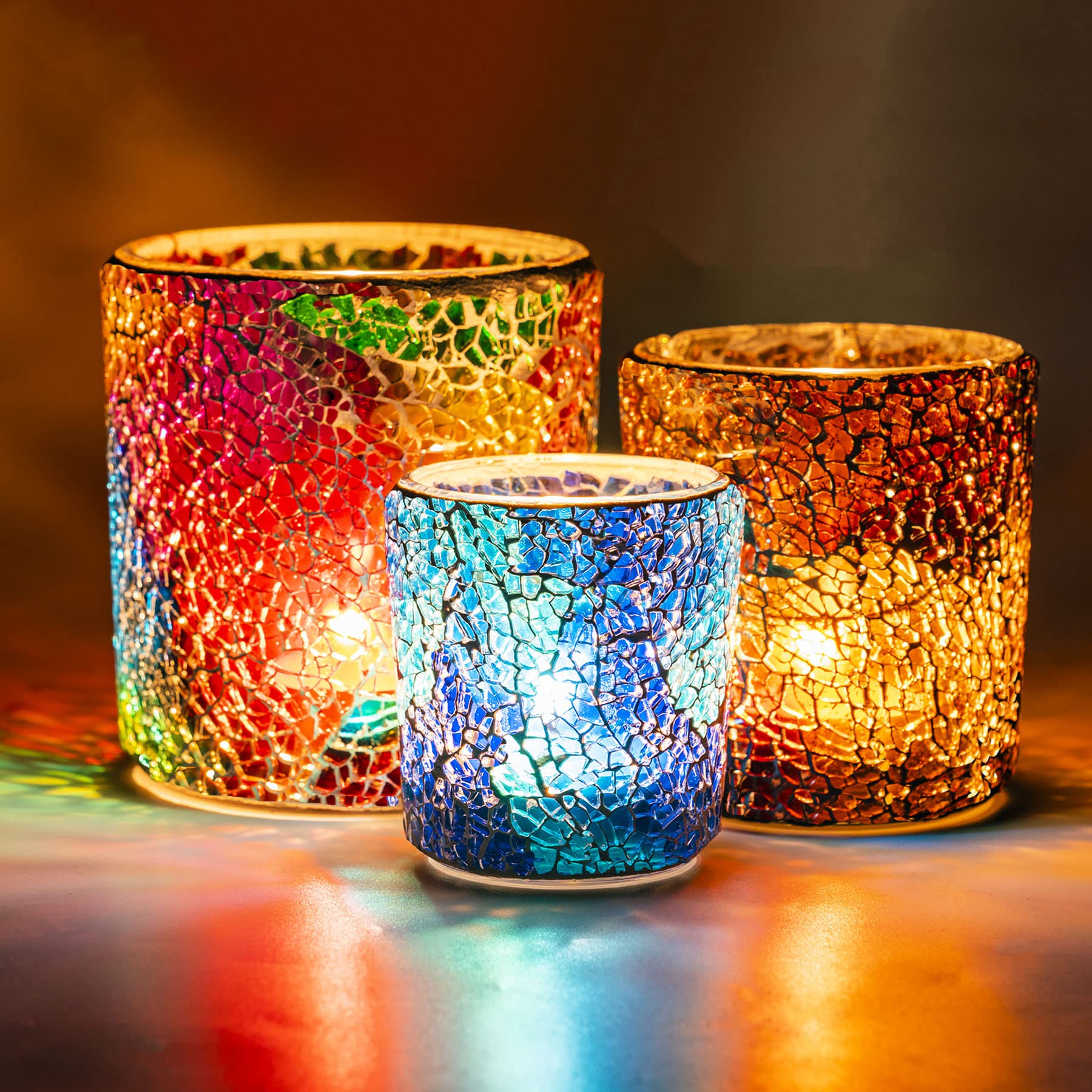Silver Candle — Set of 3