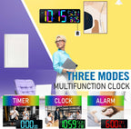 Color Changing Blue Wall Clock - View 3