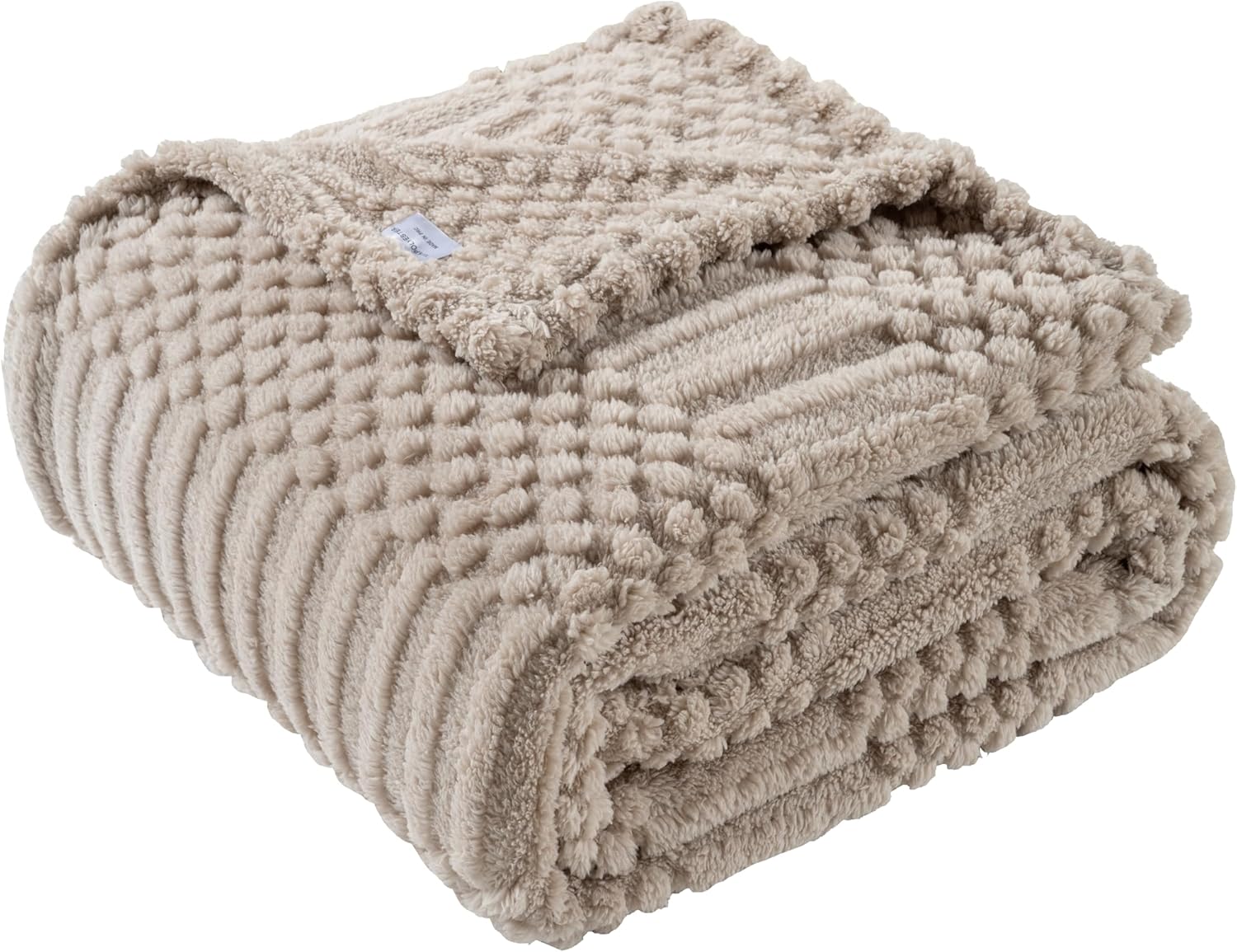 Beige Throw Pillow — 70" — Light Brown