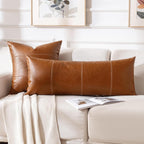 Lumbar Boho Beige Throw Pillow Cover — 36" - View 6