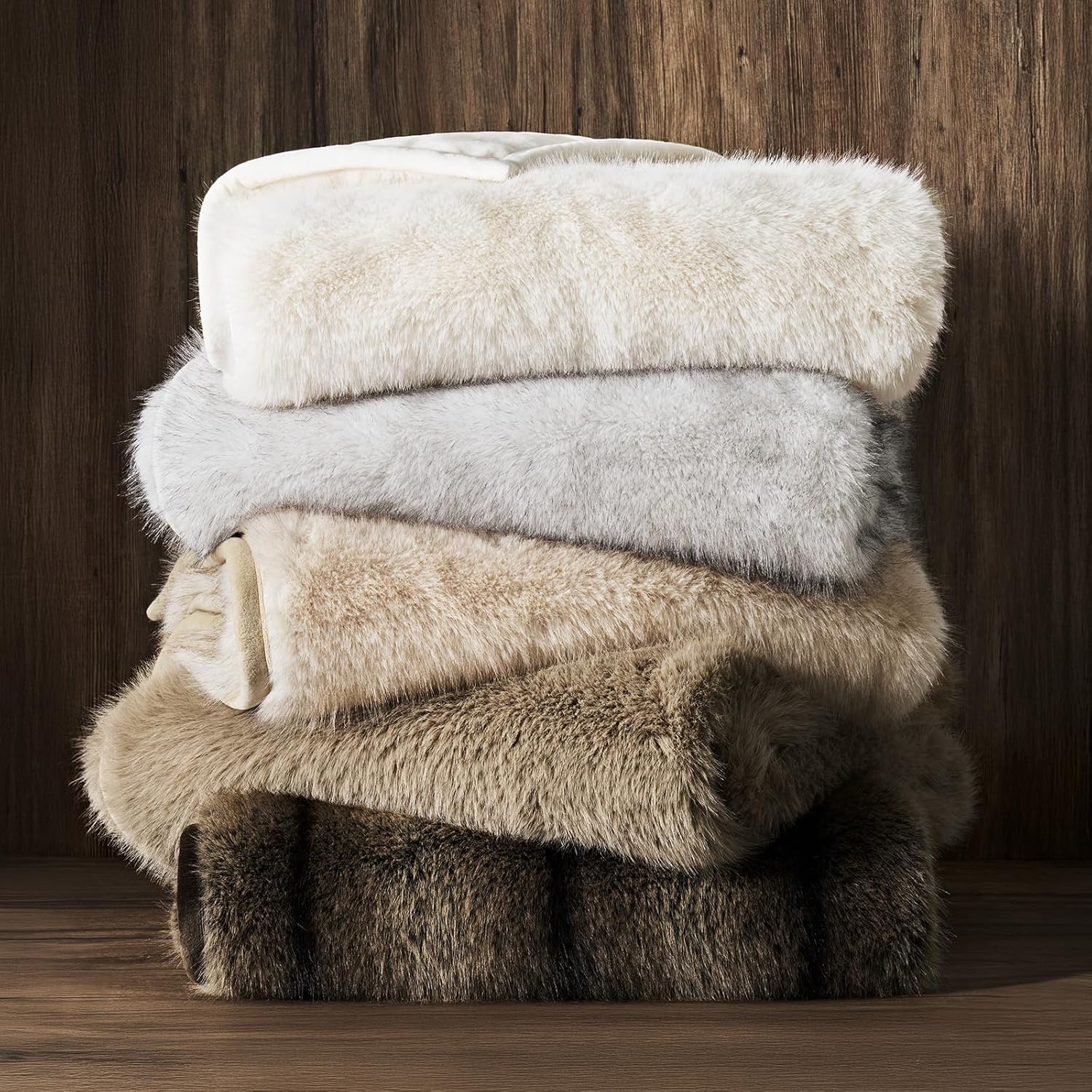Velvet Luxe Beige Throw Pillow — 50" - View 9