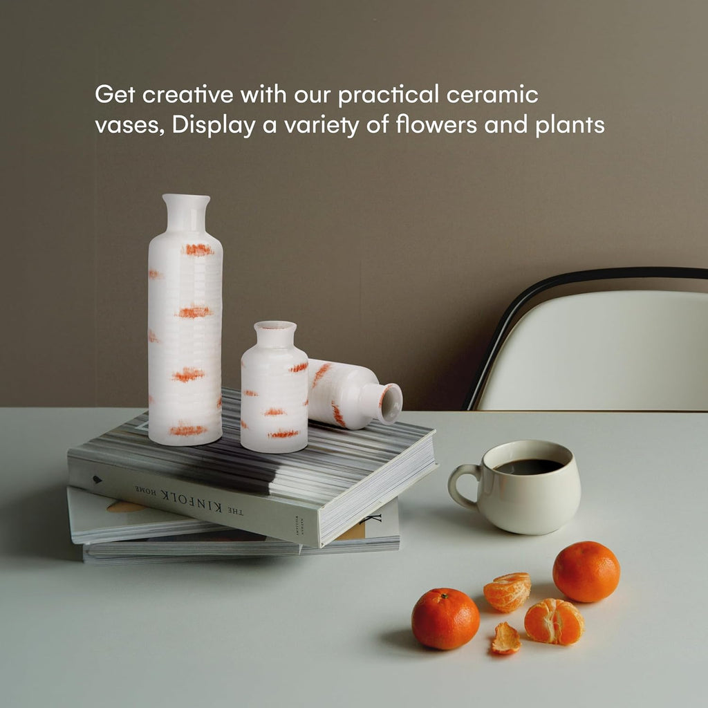 Modern Ceramic Flower Vase — 5" - View 5