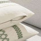 Boho Beige Pillow Cover — 16" - View 5