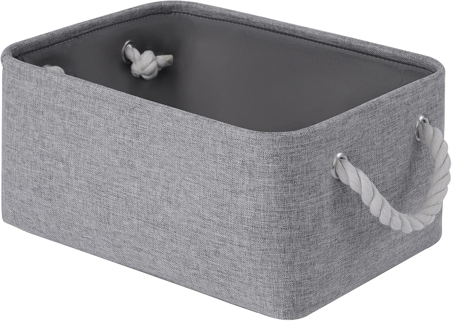 Beige Storage Bin — 2" — 13.8inx9.8inx6.7in-1P
