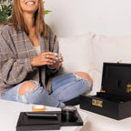 Luxe Black Vase - View 7