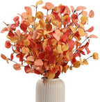Green Artificial Flowers — 24" — Orange