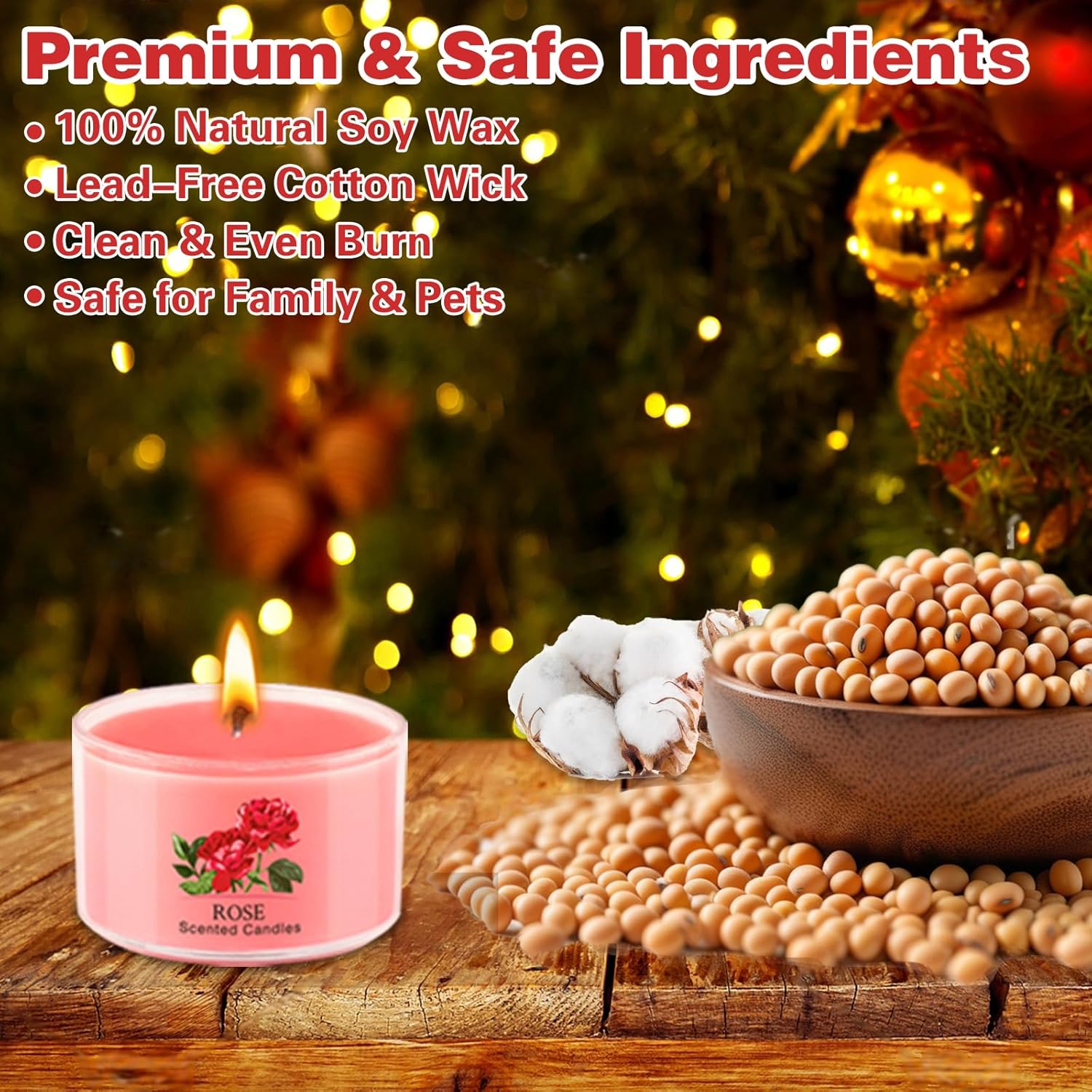 Soy Wax Wax Scented Candle - View 3