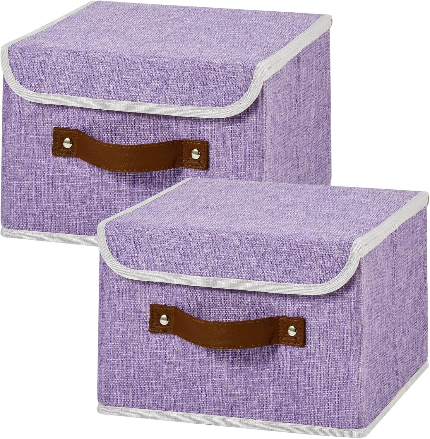 Linen Beige Storage Bin — Set of 1 — Small(set of 2)
