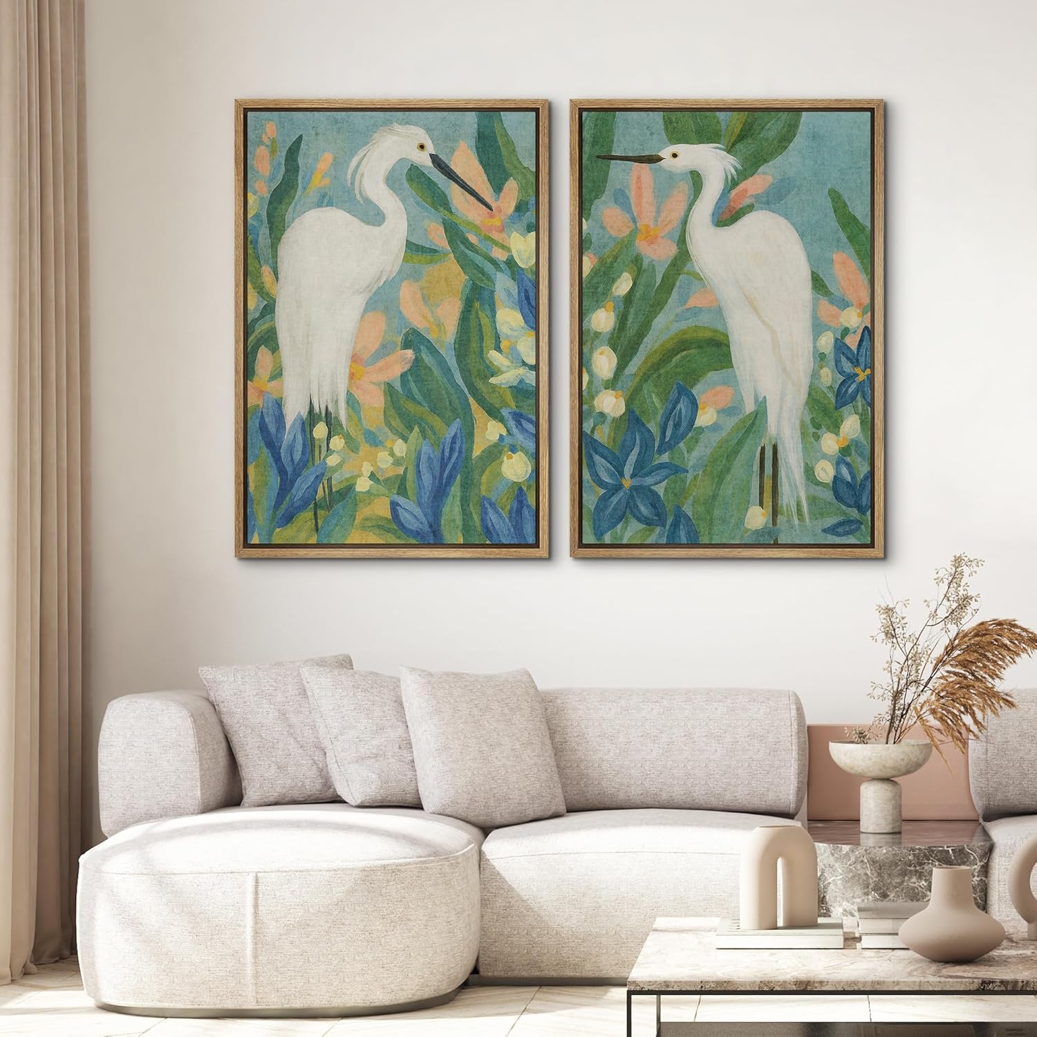 Framed Farmhouse Fabric Wall Art — 24" - View 2