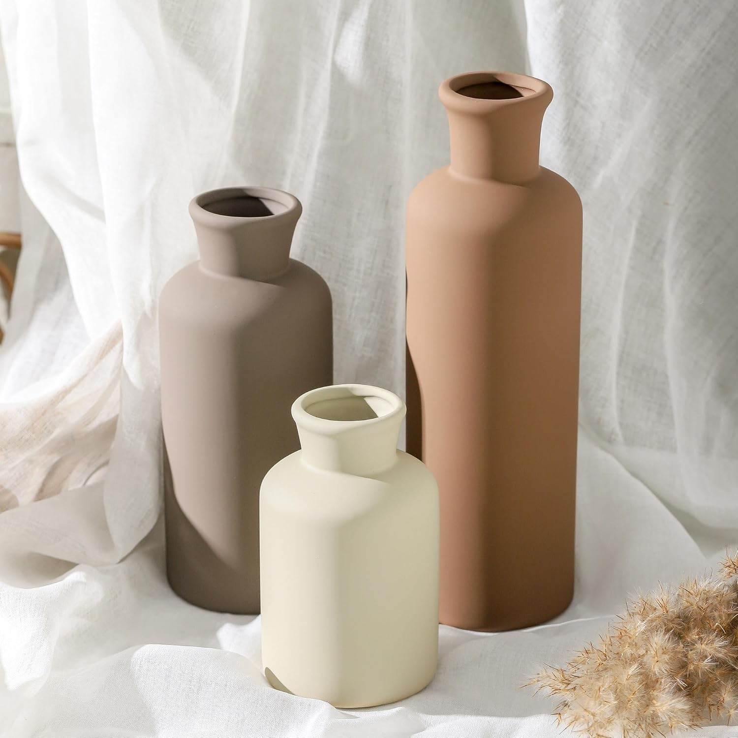 Farmhouse Blue Vase Set — Set of 3 - View 6