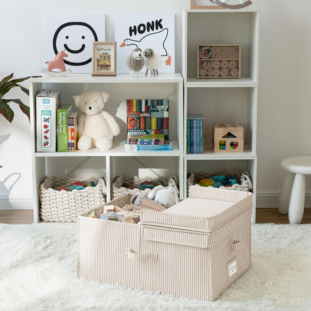 Beige Storage Bin - View 4