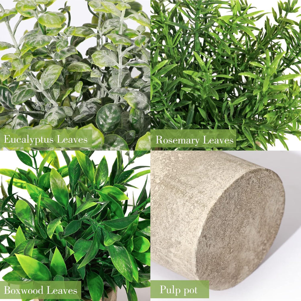Boho Green Artificial Plant - View 3