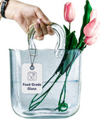 Blue Flower Vase — 10" — Light Blue