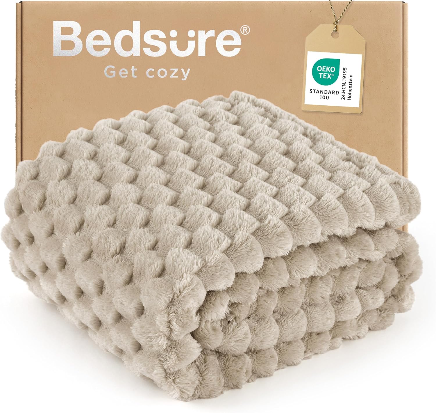 Beige Throw Pillow — 50" — 03 - Beige