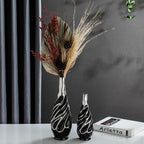 Boho Black Vase Set — Set of 2 - View 3